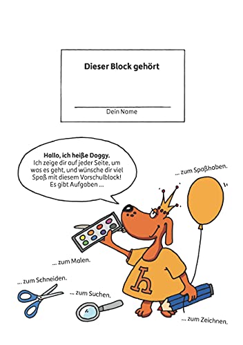 Preschool block from 5 years for boys and girls: Logical thinking, puzzles and brain teasers