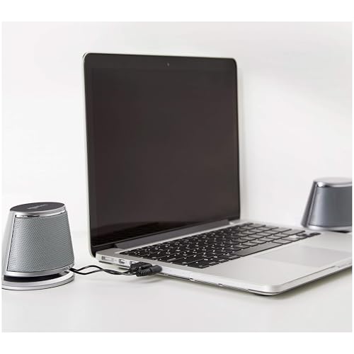 Amazon Basics Stereo 2.0 Speakers for PC or Laptop (USB Powered) 1x Pair