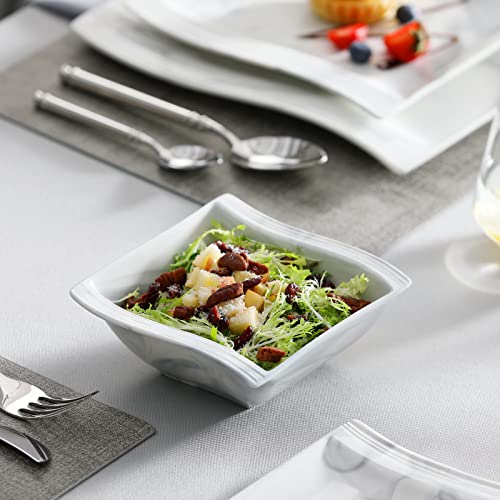 MALACASA 'Series Flora' (26-piece porcelain dinnerware set): dinner service plate set