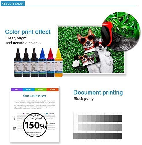 Aomya 400ml Universal Ink Refill Kit for HP, Canon, Epson, Brother, Lexmark Printers