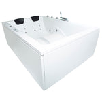 Basera® Premium Indoor Whirlpool XXL with 24 massage jets: Heating, LED, touch panel, Bluetooth