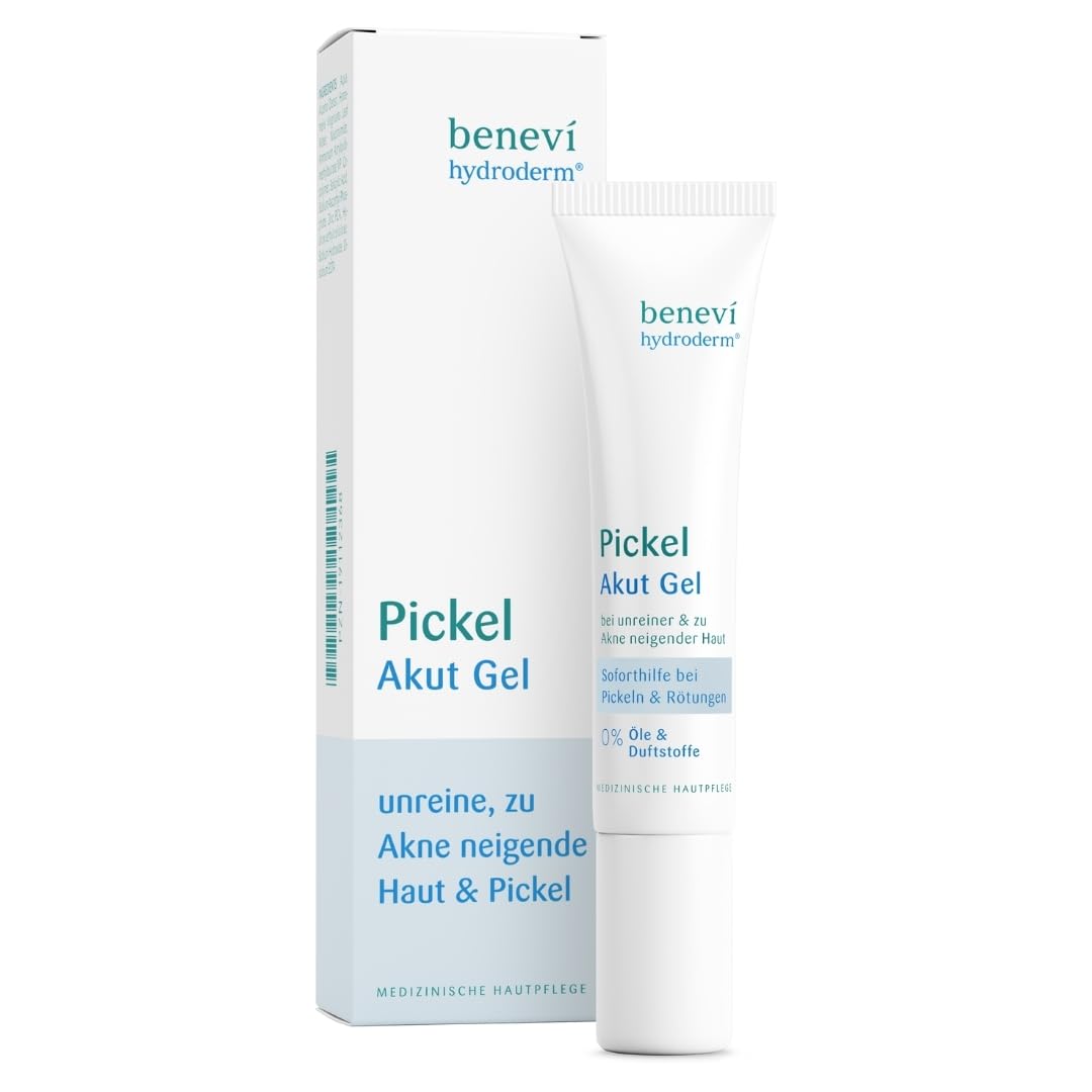Pickel Akut Gel (15ml): Akne Gesichtspflege gegen Unreinheiten mit klärender Salizylsäure