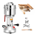 Electric grain mill (500g) made of stainless steel: High speed with 28000rpm powerful motor