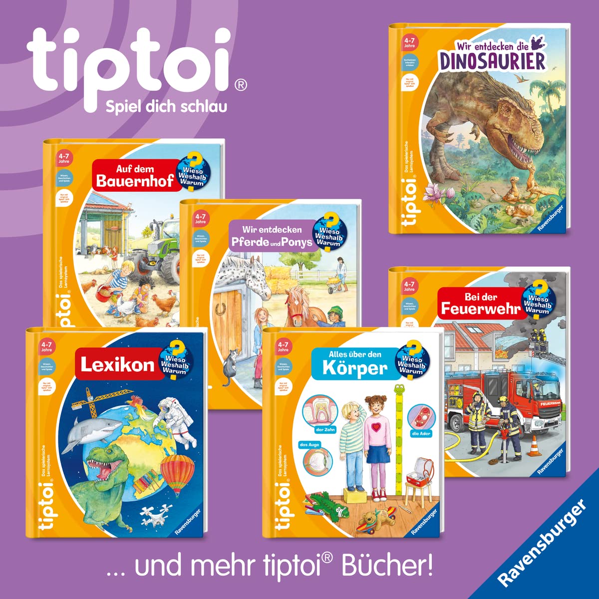 Ravensburger - tiptoi® Why? How? What for? All about the body: Book for children ages 4 and up