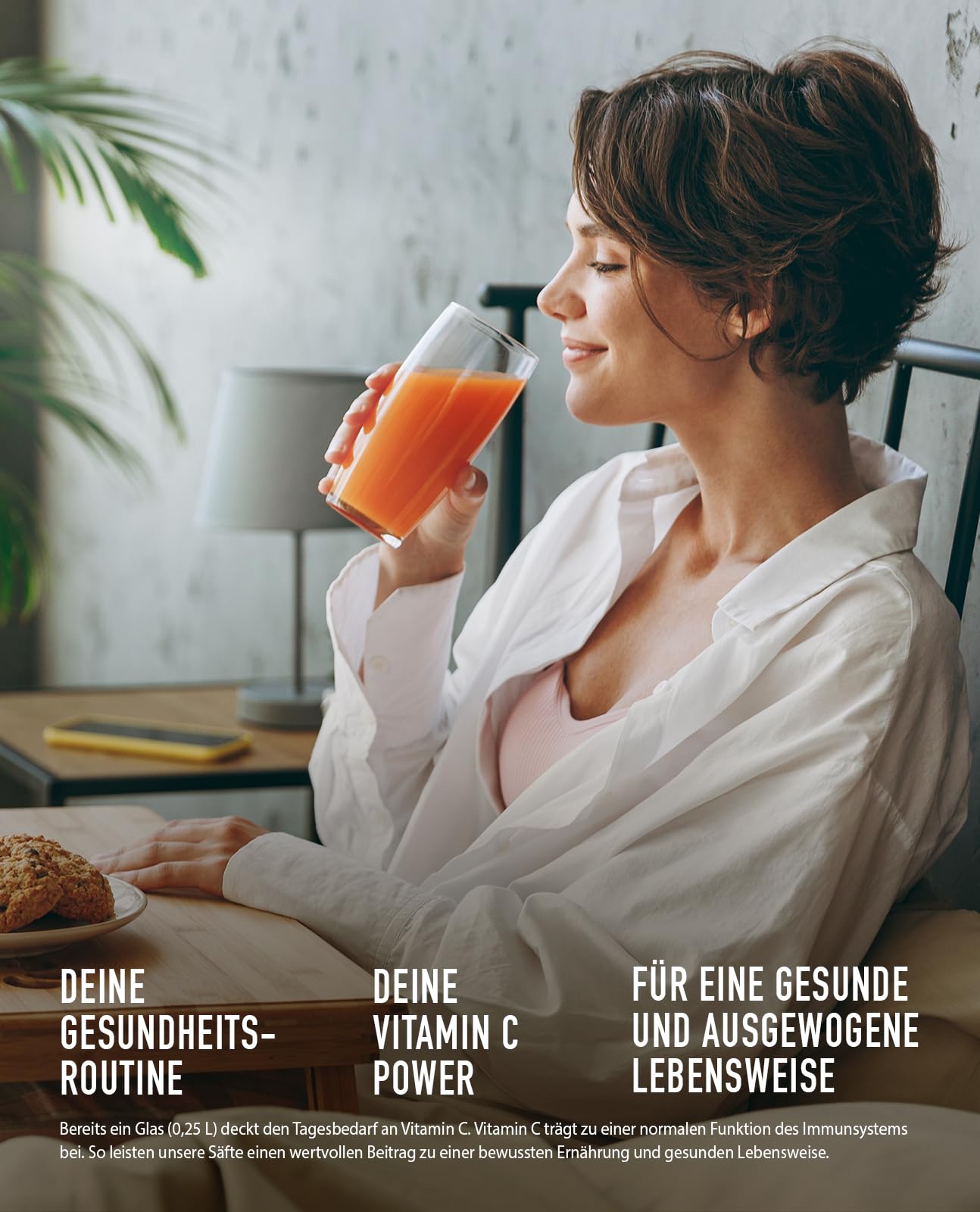 Hohes C Multivitamin (6x 1 Liter): 100% juice, vegan with recycled PET