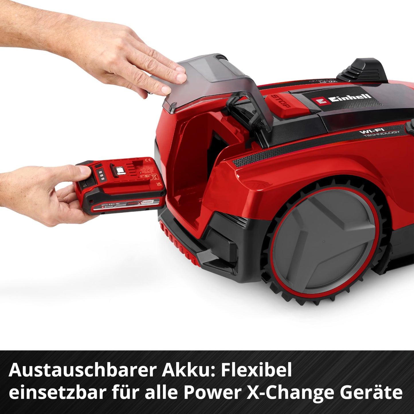 Einhell robotic lawnmower FREELEXO CAM PLUS 600 Power X-Change incl. 4.0Ah Plus battery (18V, camera, for 600m²)