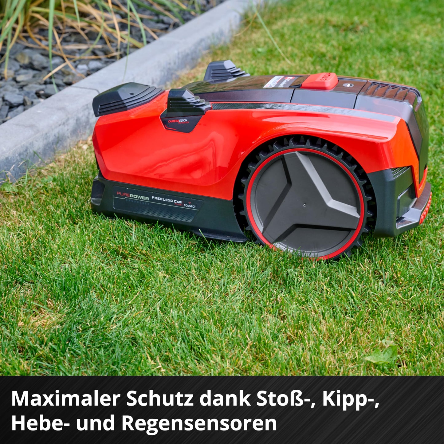 Einhell robotic lawnmower FREELEXO CAM PLUS 600 Power X-Change incl. 4.0Ah Plus battery (18V, camera, for 600m²)