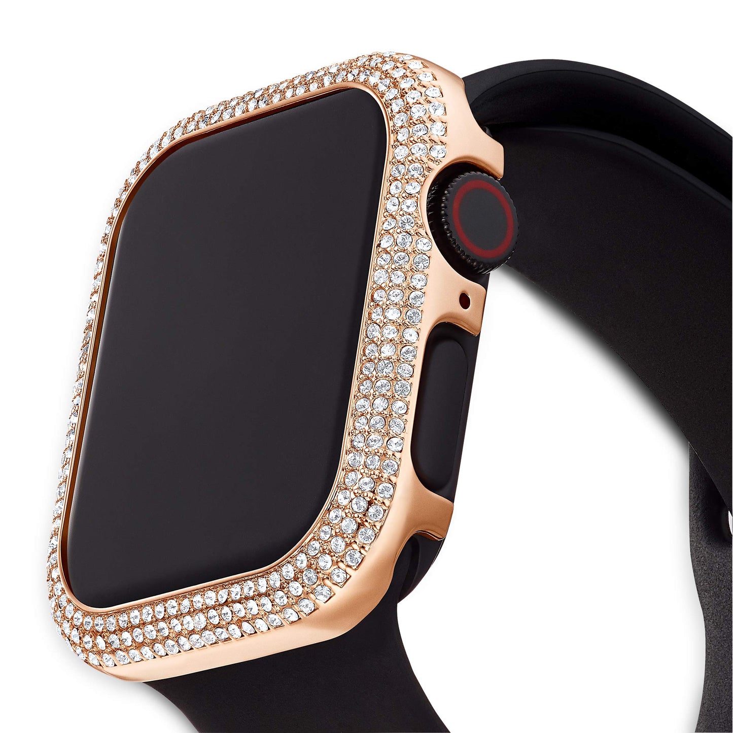 Swarovski Sparkling case frame for Apple Watch® (40mm) in rose gold