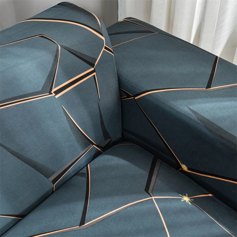 Elastische Sofahusse für 1/2/3/4 Sitzer & L-Form | Stretchbezug für Wohnzimmer, Couch & Sessel 2
