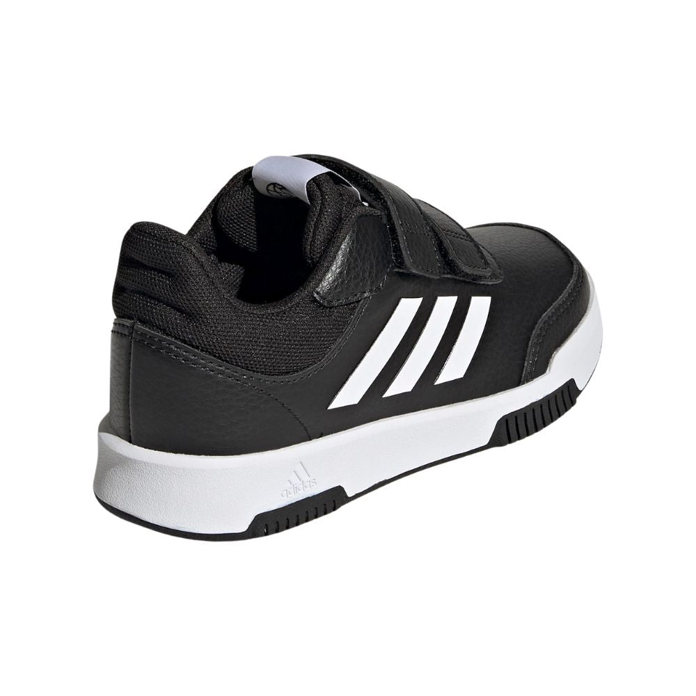 adidas 'Tensaur' Hook and Loop Laufschuhe für Kinder: Schwarz-Weiß