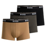 BOSS Men's Boxer Shorts (3-Pack) Cotton-Elastane, Premium Designs