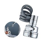 Universal 360° kitchen faucet with filter & water-saving shower head: Rotatable attachment