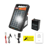FenceMate Portable Solar Electric Fence Energizer with 0.15J Output for up to 2km