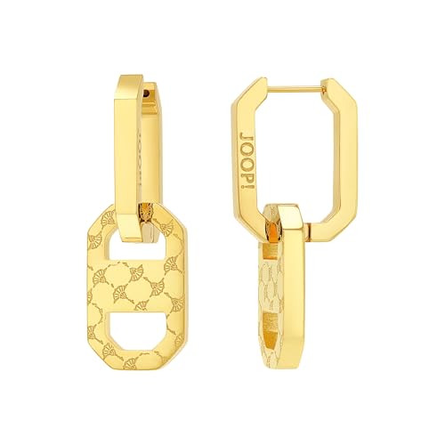 JOOP! Stainless steel hoop earrings including gift box (1.7 cm) in color: Gold