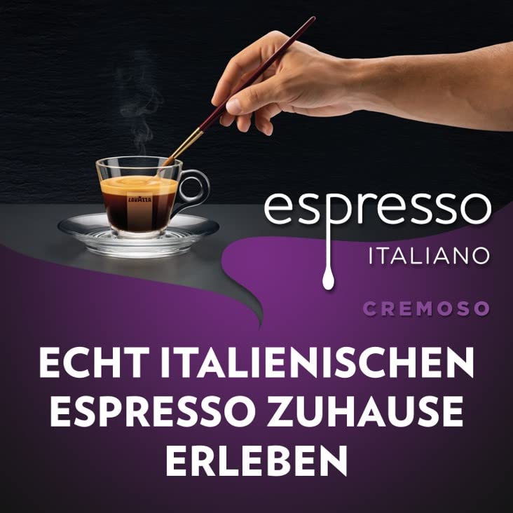 LAVAZZA Espresso Italiano Cremoso (1kg): Arabica coffee beans, intensity 8/10