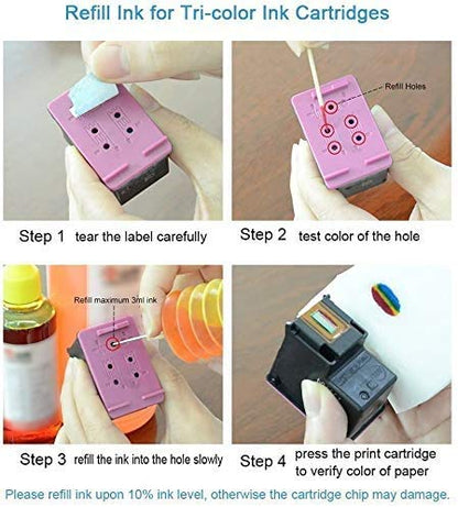 Aomya 400ml Universal Ink Refill Kit for HP, Canon, Epson, Brother, Lexmark Printers