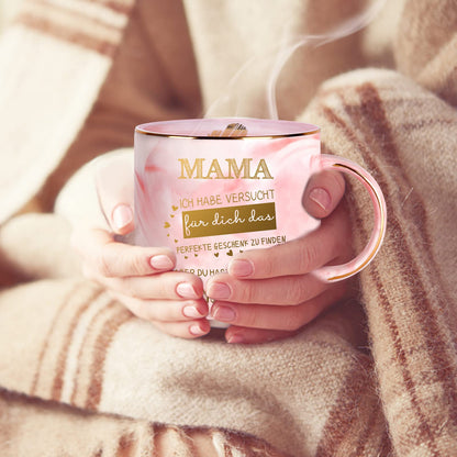 Rosa Mama-Tasse (330ml) für Muttertagsgeschenk: Liebe zum Schenken