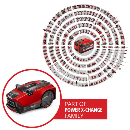 Einhell robotic lawnmower FREELEXO CAM PLUS 600 Power X-Change incl. 4.0Ah Plus battery (18V, camera, for 600m²)
