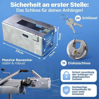 Deagle® trailer lock: Optimal protection when uncoupled in any weather conditions