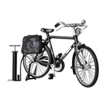Modèle de vélo rétro DIY, version d'assemblage en alliage métallique: mini vélo 