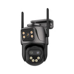 Caméra de surveillance IP WiFi HD 6K 9 mégapixels avec zoom 8x | Double écran, suivi automatique