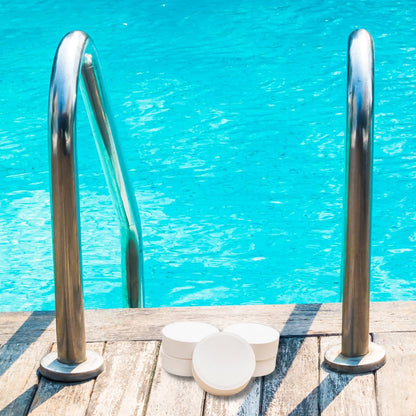 BAYZID 5-in-1 Chlor-Multitabs Tabletten für Pool (200g-5kg): Für kristallklares Poolwasser