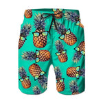 TUONROAD Badehose Herren mit Ananas 3D Druck: Schnelltrocknend mit Kordelzug