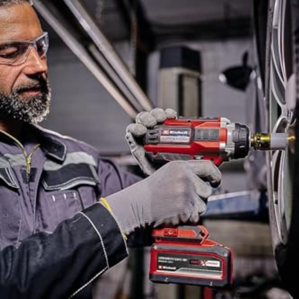 Einhell Professional Cordless Impact Wrench IMPAXXO 18/450 Power X-Change incl. Nut Set (18V, 450Nm)