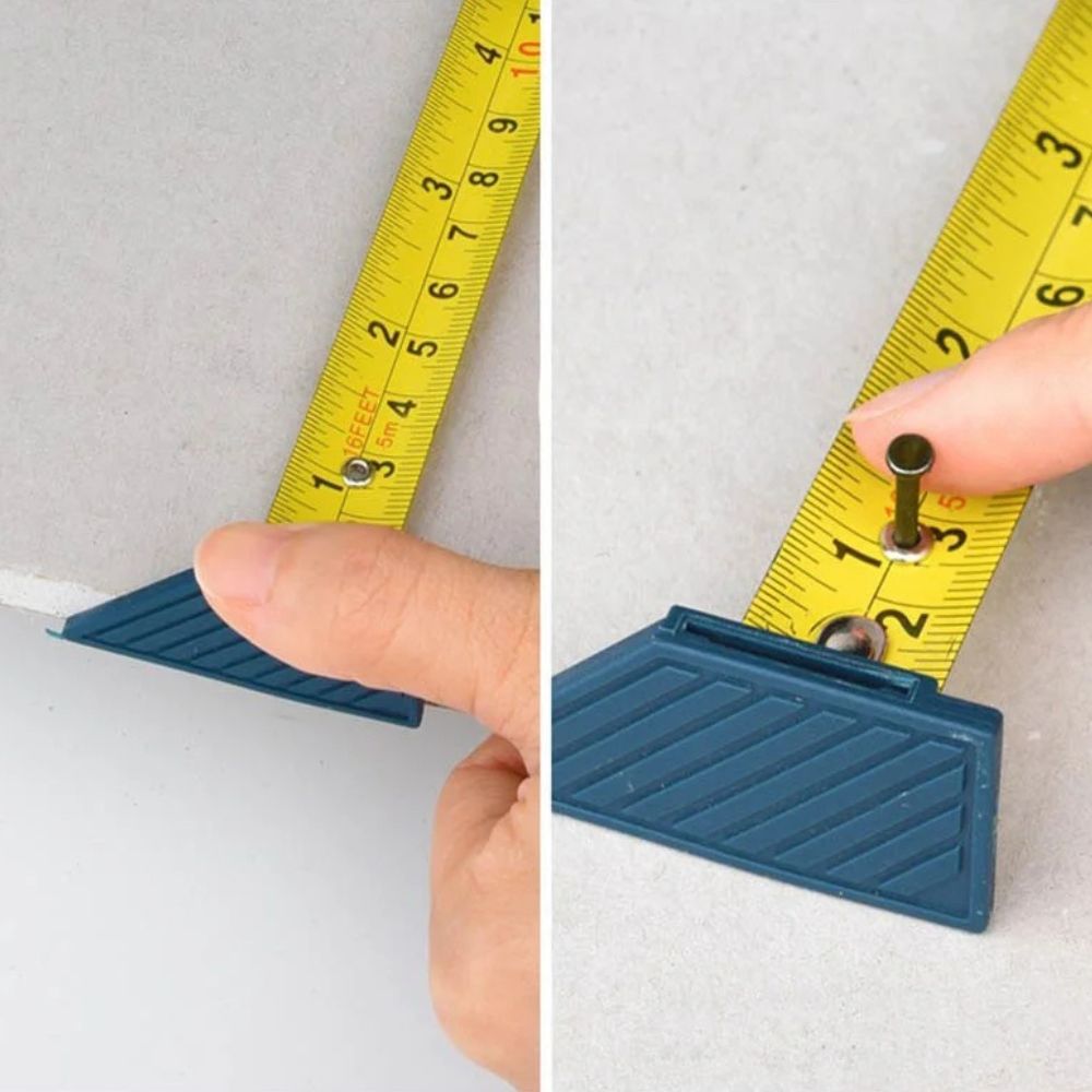 Coupe-plaque de plâtre et outil de traçage avec ruban à mesurer + crayon et 5 lames GRATUITES