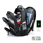 Sac à dos de voyage multifonction Swiss-Style 17 pouces avec port USB, hydrofuge